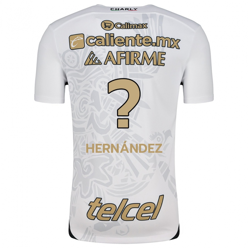 Niño Camiseta Betsiel Hernández #0 Blanco Negro 2ª Equipación 2024/25 La Camisa Perú