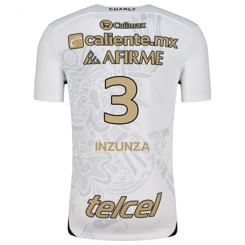 Niño Camiseta Rafael Fernández #3 Blanco Negro 2ª Equipación 2024/25 La Camisa Perú