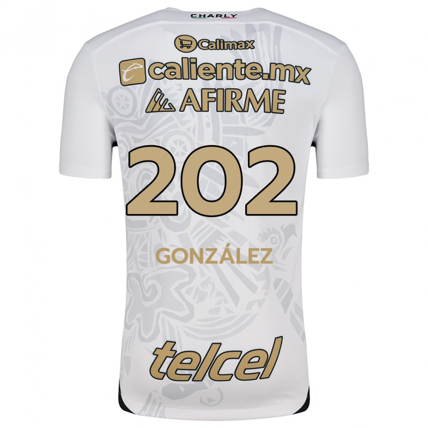 Niño Camiseta Joban González #202 Blanco Negro 2ª Equipación 2024/25 La Camisa Perú