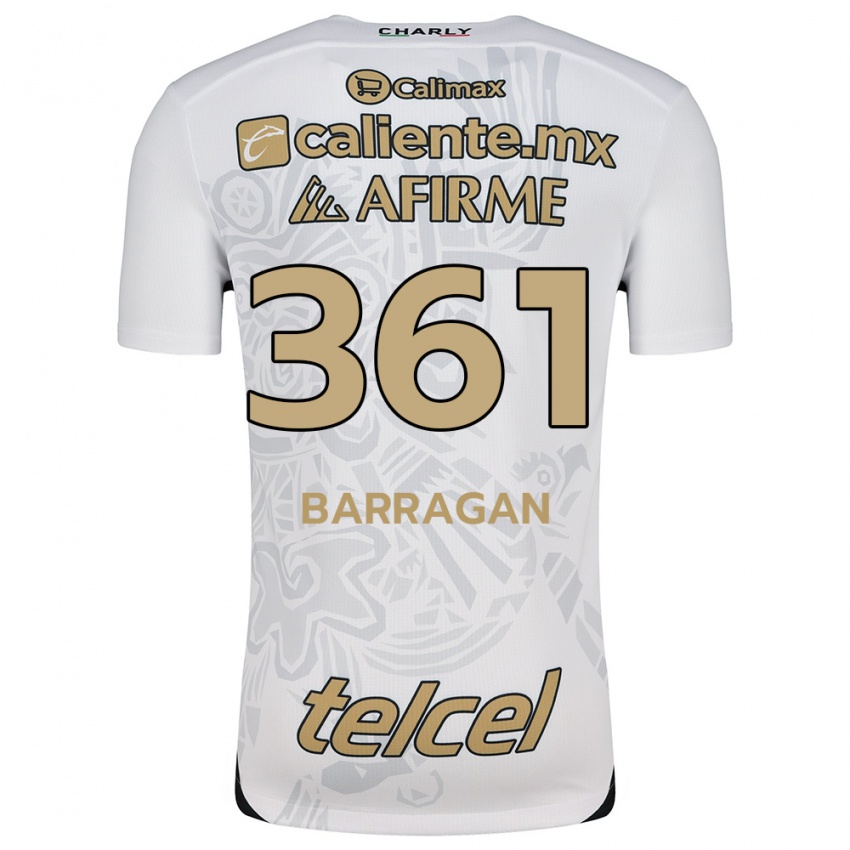 Niño Camiseta Jesús Barragán #361 Blanco Negro 2ª Equipación 2024/25 La Camisa Perú