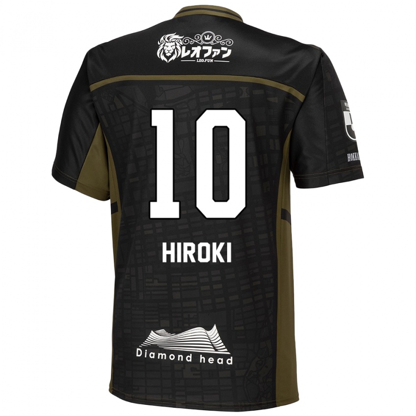 Niño Camiseta Hiroki Miyazawa #10 Verde Negro 2ª Equipación 2024/25 La Camisa Perú