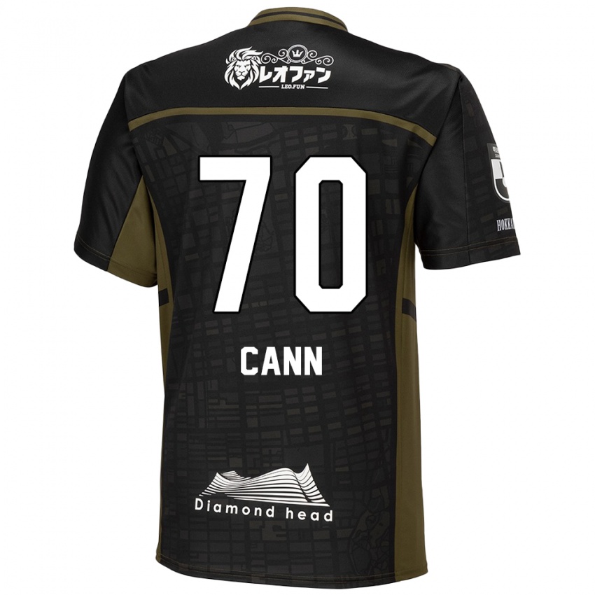 Niño Camiseta Francis Cann #70 Verde Negro 2ª Equipación 2024/25 La Camisa Perú