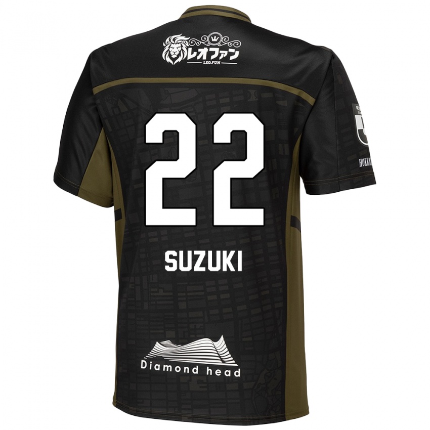 Niño Camiseta So Suzuki #22 Verde Negro 2ª Equipación 2024/25 La Camisa Perú