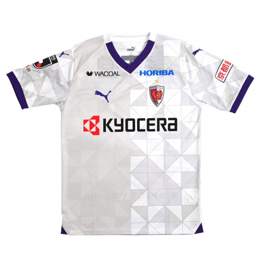 Niño Camiseta Shimpei Fukuoka #10 Blanco Morado 2ª Equipación 2024/25 La Camisa Perú