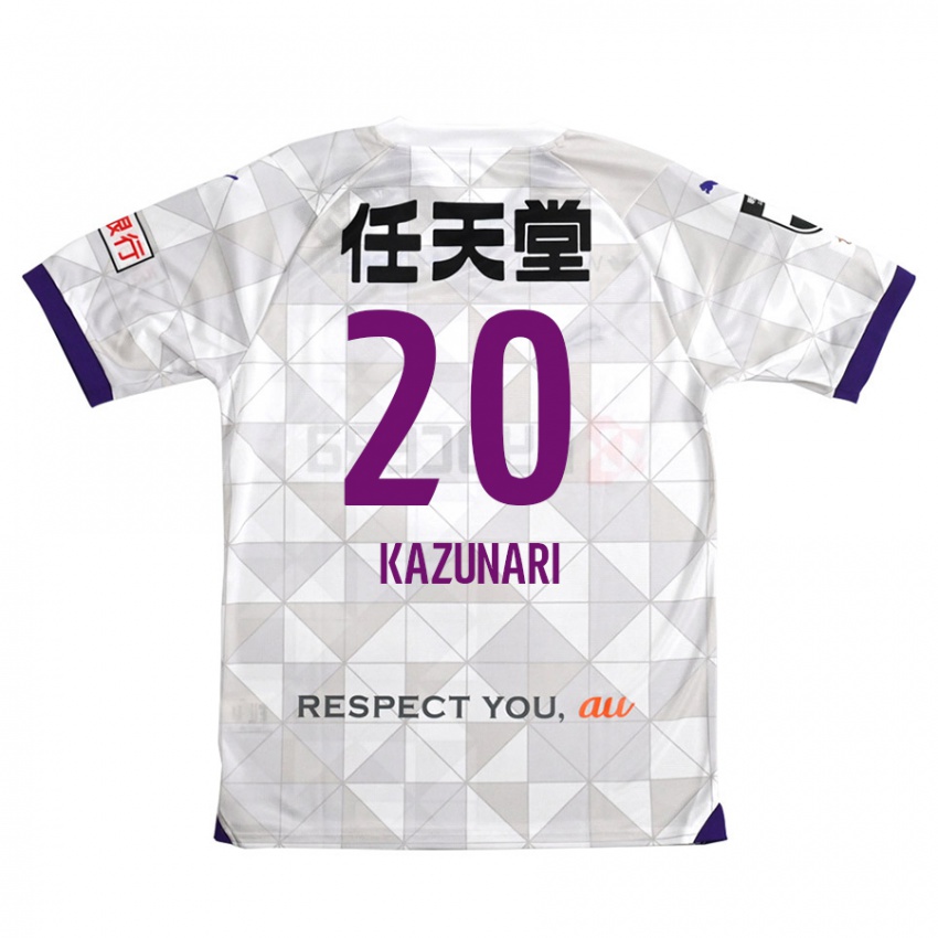 Niño Camiseta Kazunari Kita #20 Blanco Morado 2ª Equipación 2024/25 La Camisa Perú