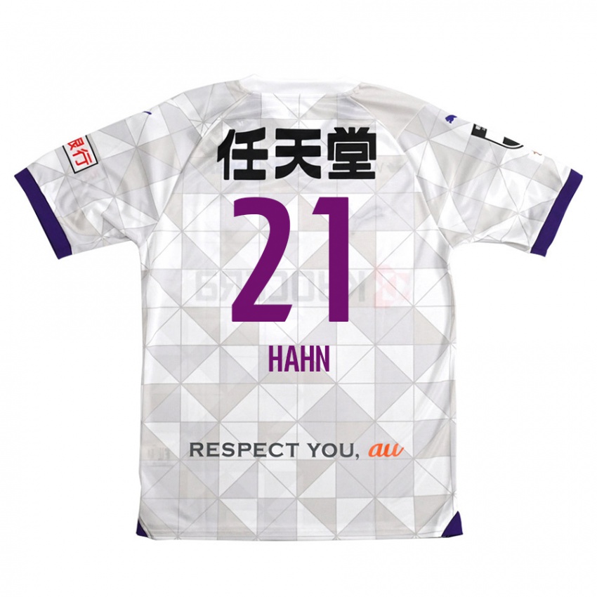 Niño Camiseta Warner Hahn #21 Blanco Morado 2ª Equipación 2024/25 La Camisa Perú