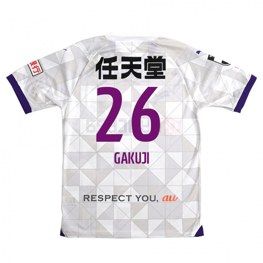 Niño Camiseta Gakuji Ota #26 Blanco Morado 2ª Equipación 2024/25 La Camisa Perú