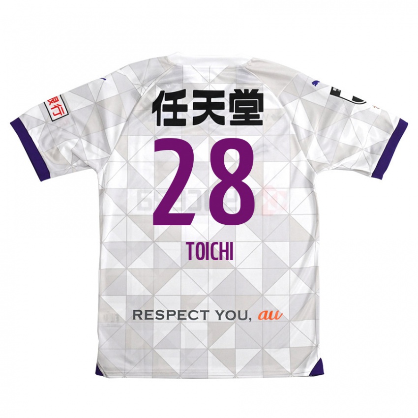 Niño Camiseta Toichi Suzuki #28 Blanco Morado 2ª Equipación 2024/25 La Camisa Perú