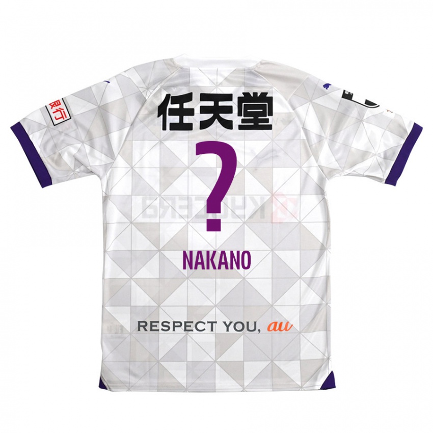 Niño Camiseta Kotaro Nakano #0 Blanco Morado 2ª Equipación 2024/25 La Camisa Perú