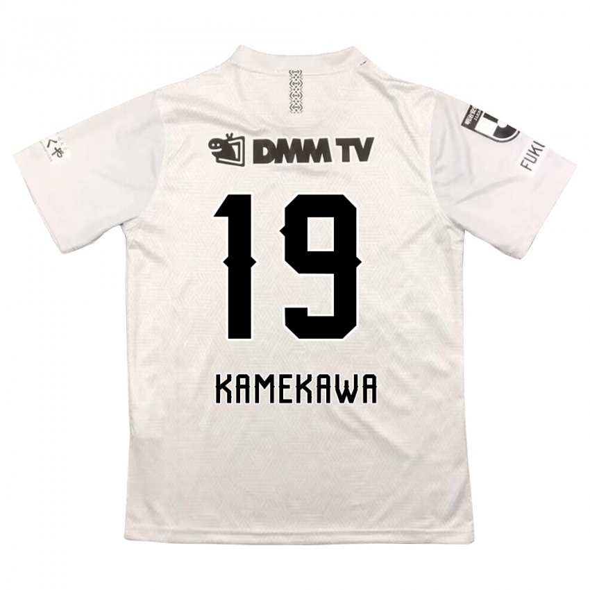 Niño Camiseta Masashi Kamekawa #19 Gris Negro 2ª Equipación 2024/25 La Camisa Perú