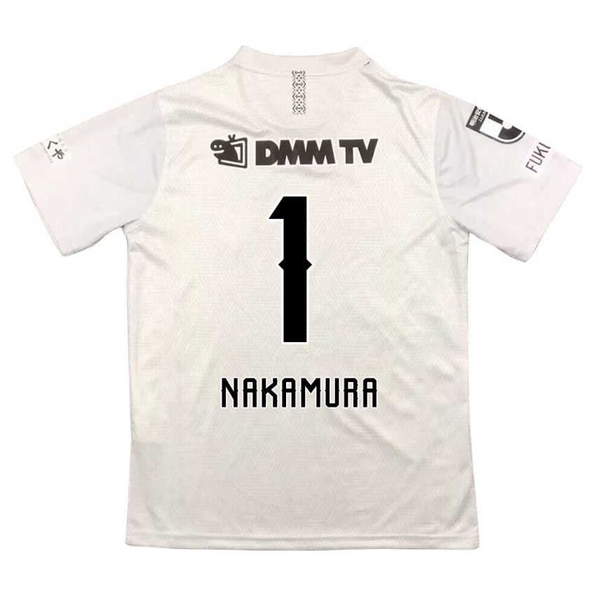 Niño Camiseta Seigo Nakamura #1 Gris Negro 2ª Equipación 2024/25 La Camisa Perú