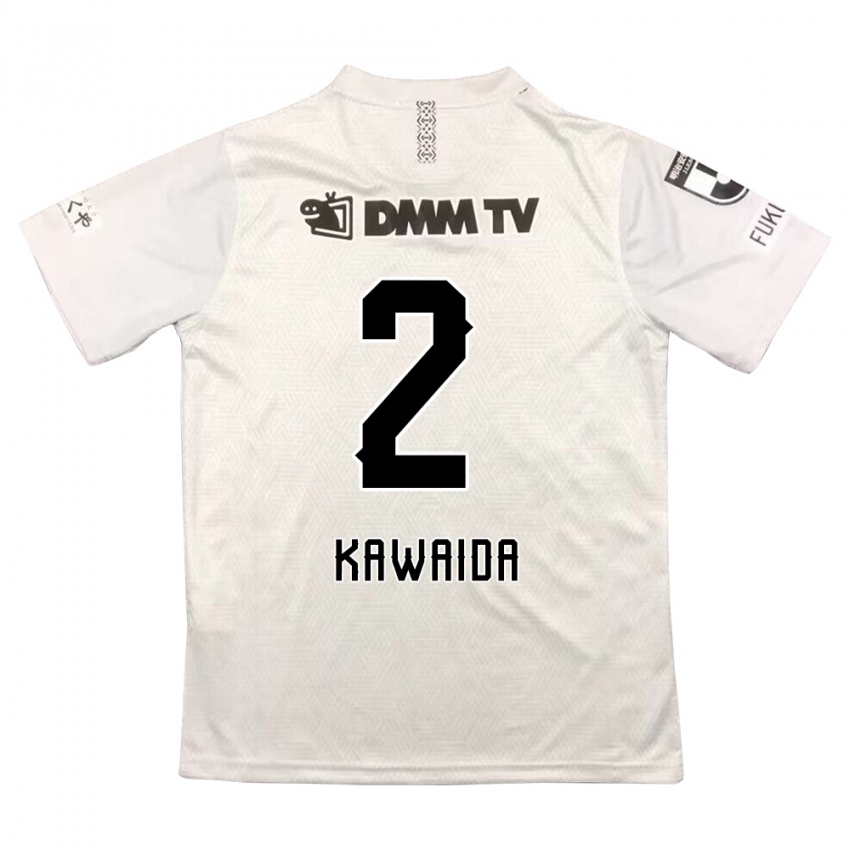 Niño Camiseta Ryoya Kawaida #2 Gris Negro 2ª Equipación 2024/25 La Camisa Perú