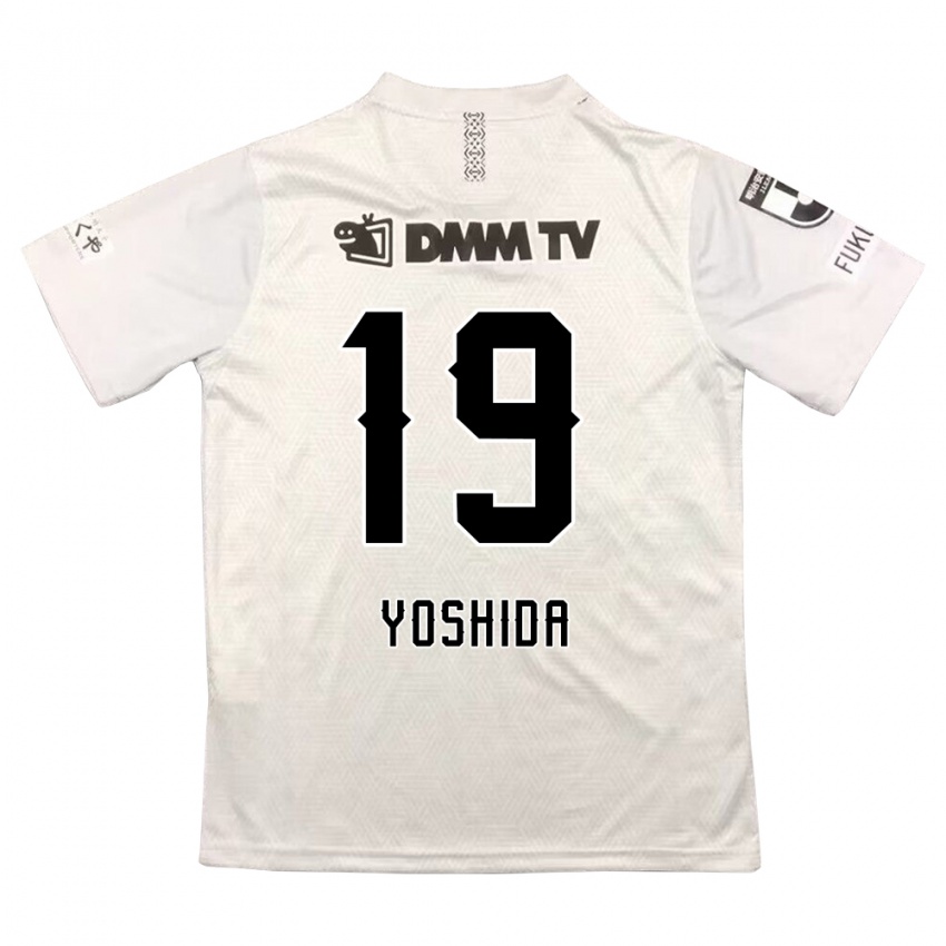 Niño Camiseta Yuzuki Yoshida #19 Gris Negro 2ª Equipación 2024/25 La Camisa Perú