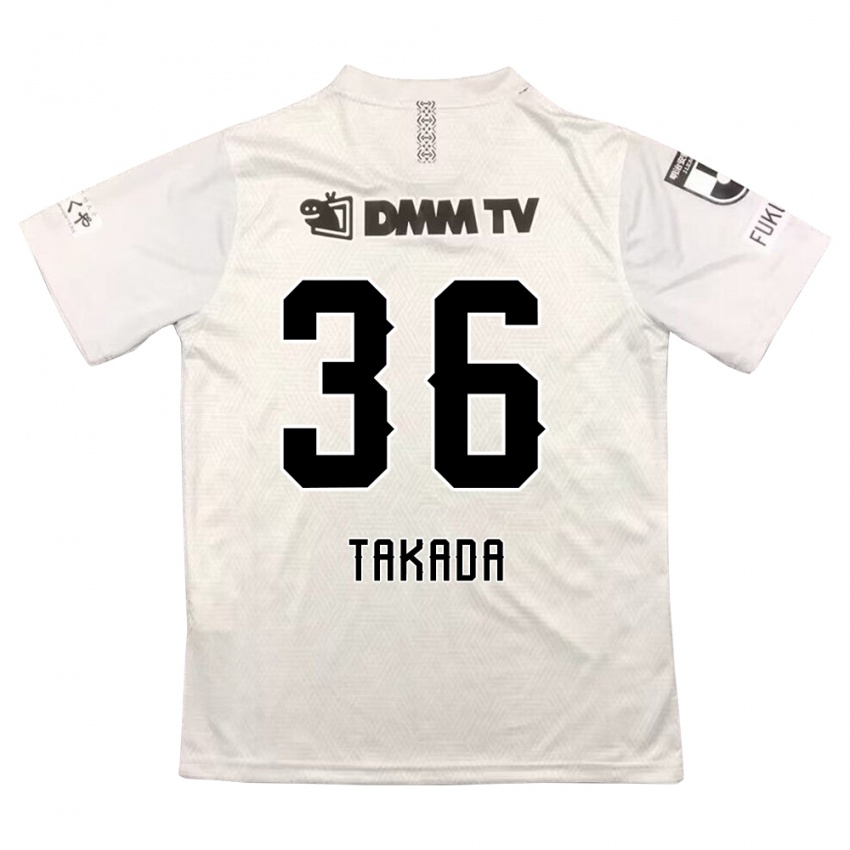 Niño Camiseta Seiya Takada #36 Gris Negro 2ª Equipación 2024/25 La Camisa Perú