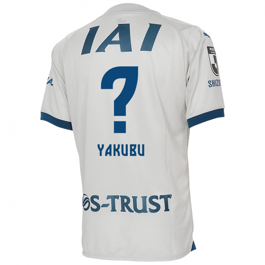 Niño Camiseta Aziz Yakubu #0 Blanco Azul 2ª Equipación 2024/25 La Camisa Perú