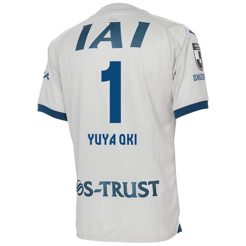 Niño Camiseta Yuya Oki #1 Blanco Azul 2ª Equipación 2024/25 La Camisa Perú