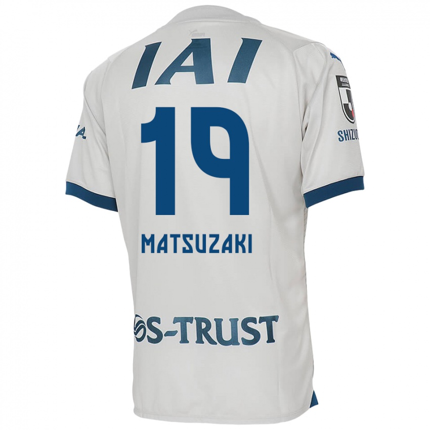 Niño Camiseta Kai Matsuzaki #19 Blanco Azul 2ª Equipación 2024/25 La Camisa Perú