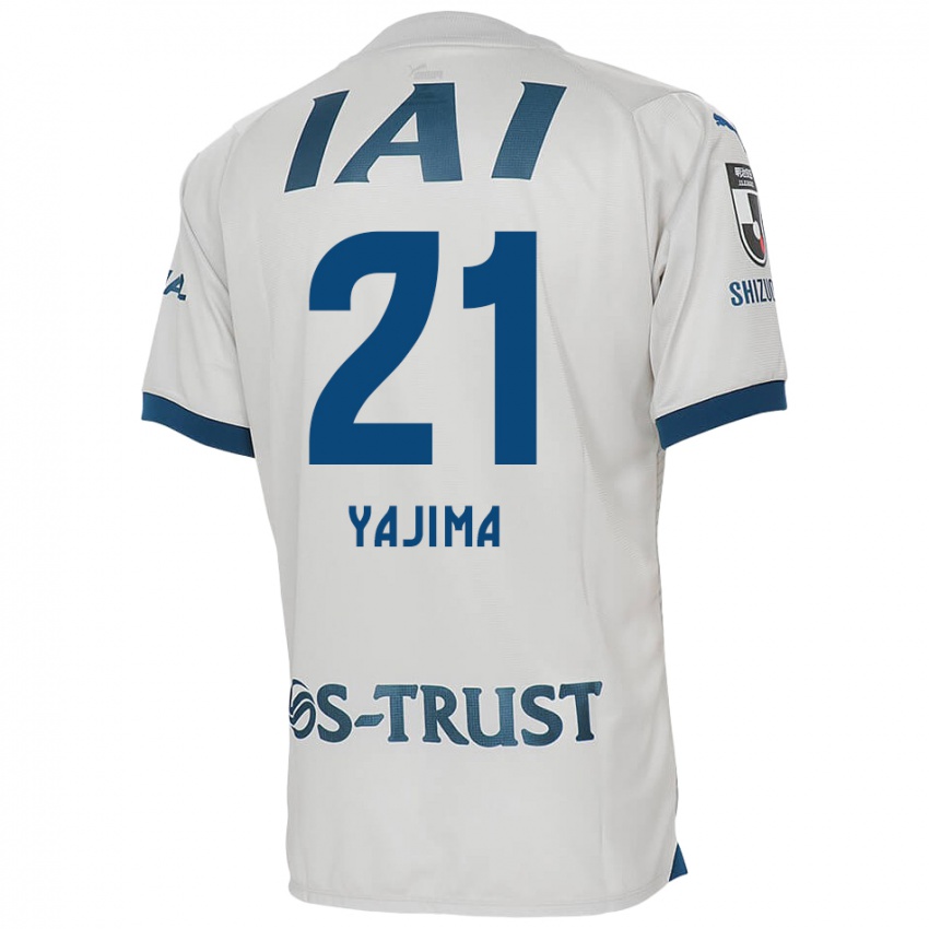 Niño Camiseta Shinya Yajima #21 Blanco Azul 2ª Equipación 2024/25 La Camisa Perú