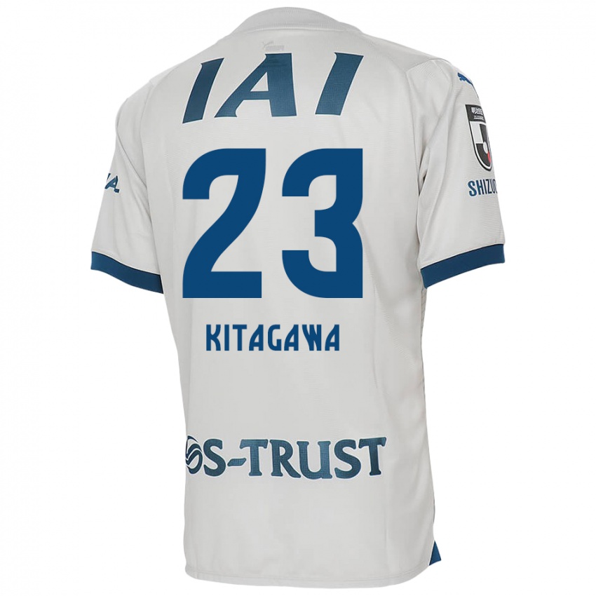 Niño Camiseta Koya Kitagawa #23 Blanco Azul 2ª Equipación 2024/25 La Camisa Perú