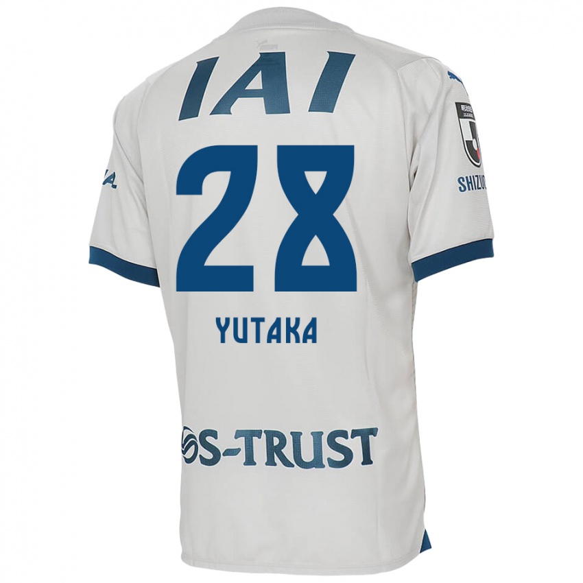 Niño Camiseta Yutaka Yoshida #28 Blanco Azul 2ª Equipación 2024/25 La Camisa Perú