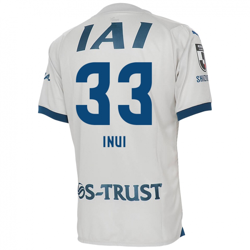 Niño Camiseta Takashi Inui #33 Blanco Azul 2ª Equipación 2024/25 La Camisa Perú