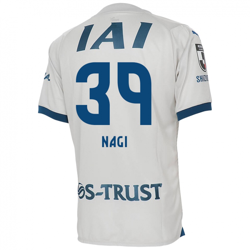 Niño Camiseta Nagi Kawatani #39 Blanco Azul 2ª Equipación 2024/25 La Camisa Perú