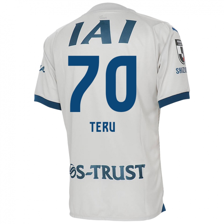 Niño Camiseta Teruki Hara #70 Blanco Azul 2ª Equipación 2024/25 La Camisa Perú