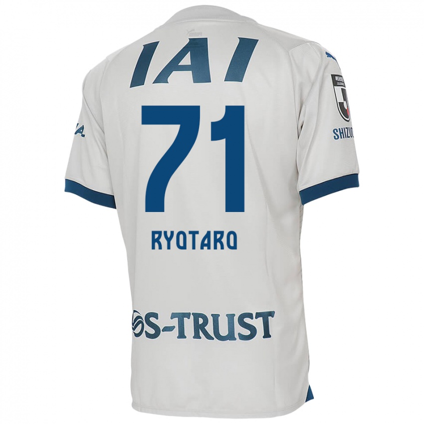 Niño Camiseta Ryotaro Nakamura #71 Blanco Azul 2ª Equipación 2024/25 La Camisa Perú