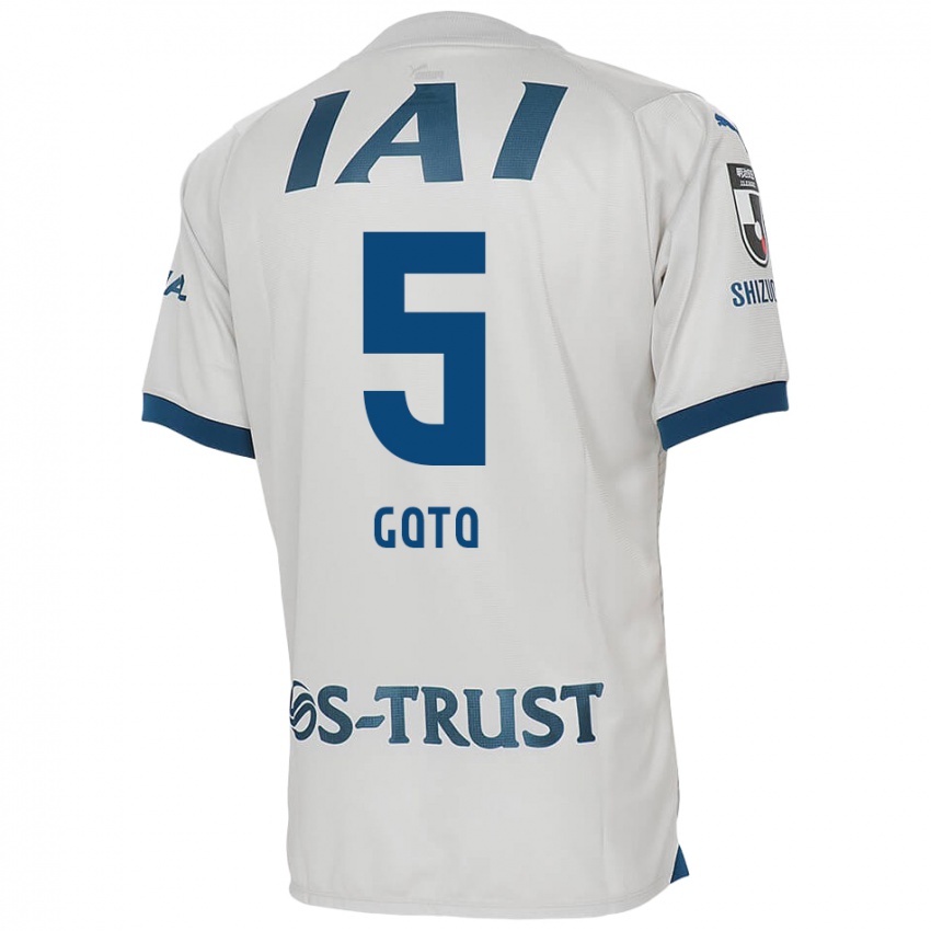 Niño Camiseta Keita Goto #5 Blanco Azul 2ª Equipación 2024/25 La Camisa Perú