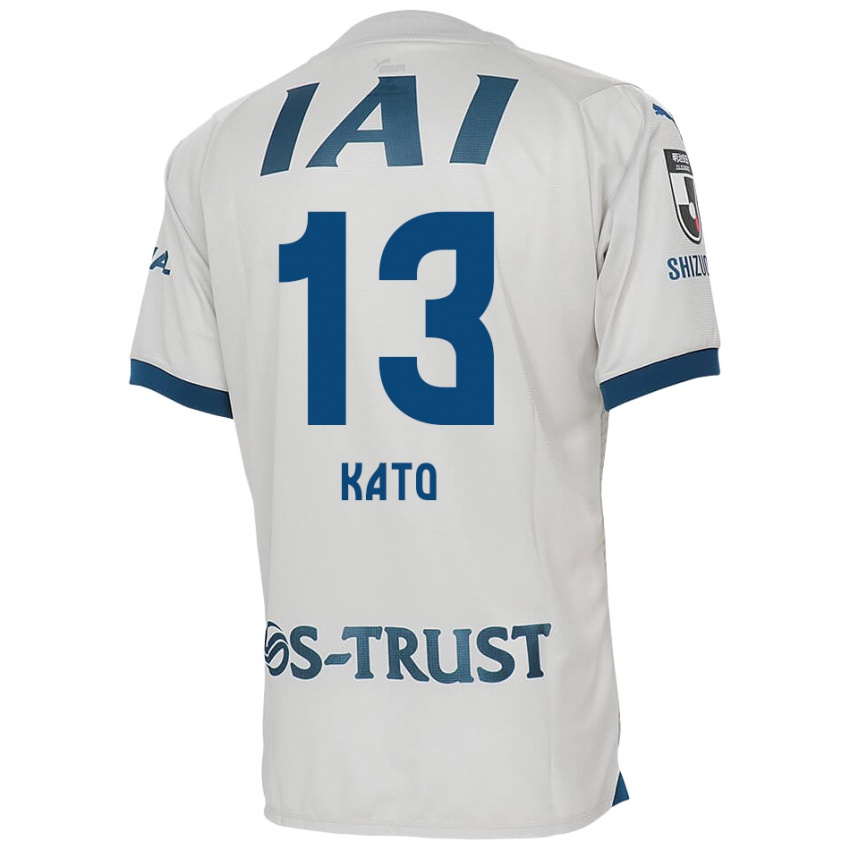 Niño Camiseta Daiya Kato #13 Blanco Azul 2ª Equipación 2024/25 La Camisa Perú