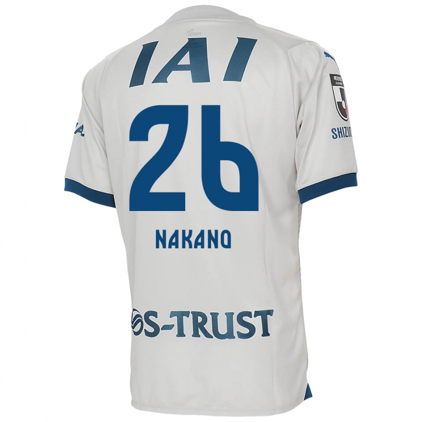 Niño Camiseta Takeru Nakano #26 Blanco Azul 2ª Equipación 2024/25 La Camisa Perú