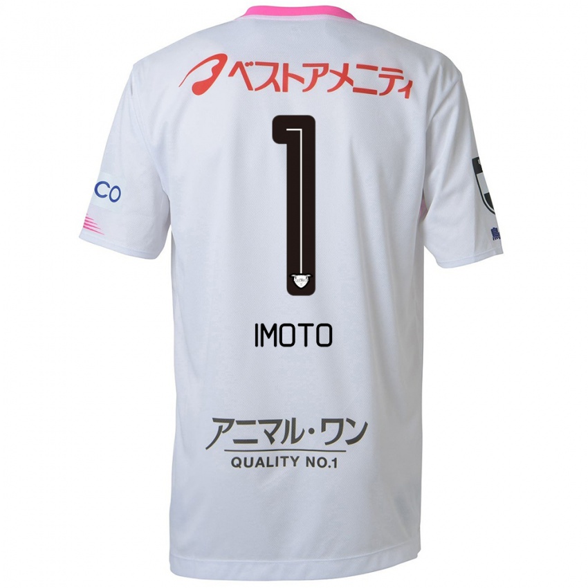 Niño Camiseta Kota Imoto #1 Blanco Azul Rosa 2ª Equipación 2024/25 La Camisa Perú