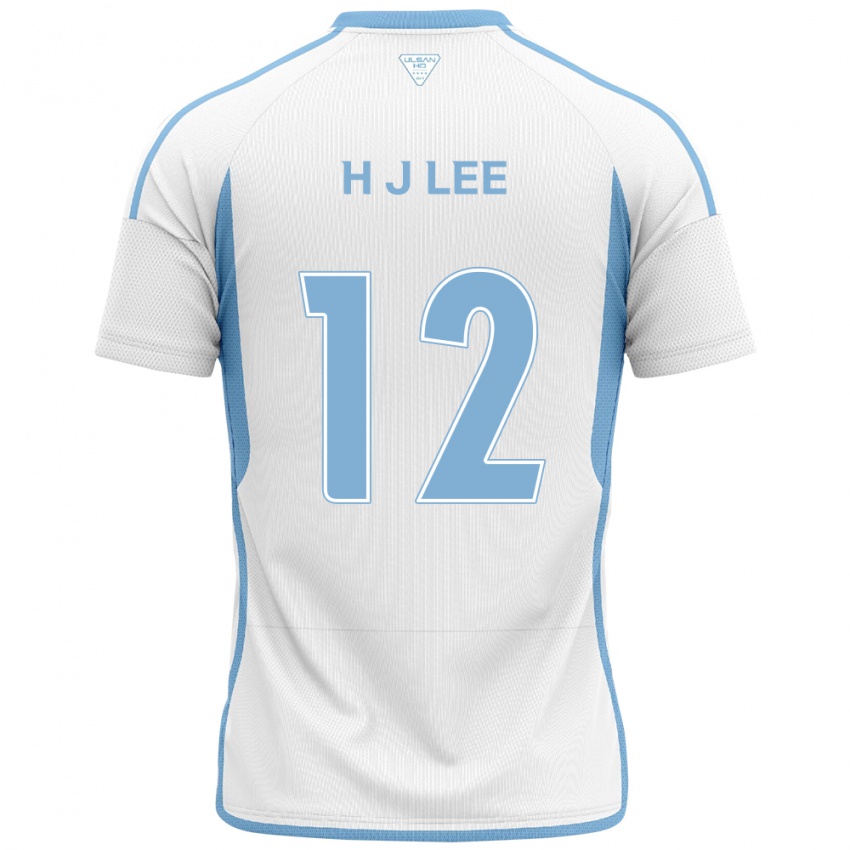 Niño Camiseta Jae-Hyung Lee #12 Blanco Azul 2ª Equipación 2024/25 La Camisa Perú