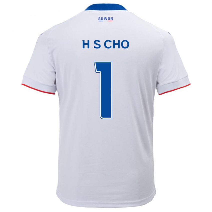 Niño Camiseta Sung-Hoon Cho #1 Blanco Azul 2ª Equipación 2024/25 La Camisa Perú