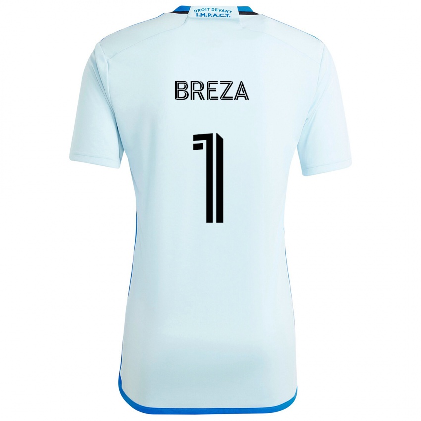 Niño Camiseta Sebastian Breza #1 Azul Hielo 2ª Equipación 2024/25 La Camisa Perú