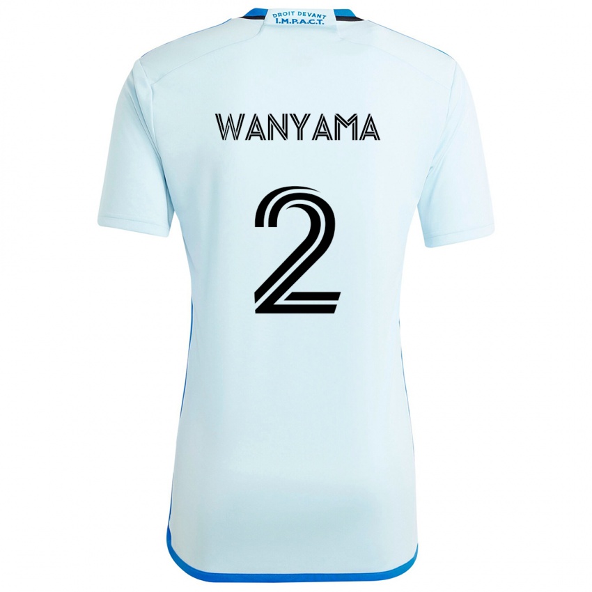 Niño Camiseta Victor Wanyama #2 Azul Hielo 2ª Equipación 2024/25 La Camisa Perú