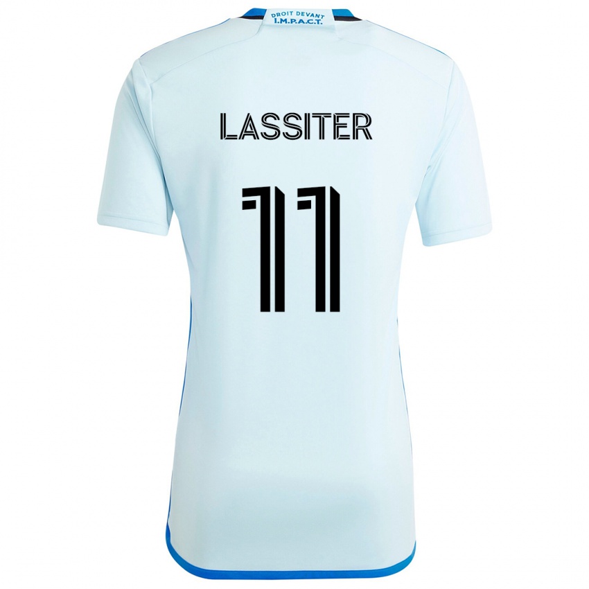 Niño Camiseta Ariel Lassiter #11 Azul Hielo 2ª Equipación 2024/25 La Camisa Perú