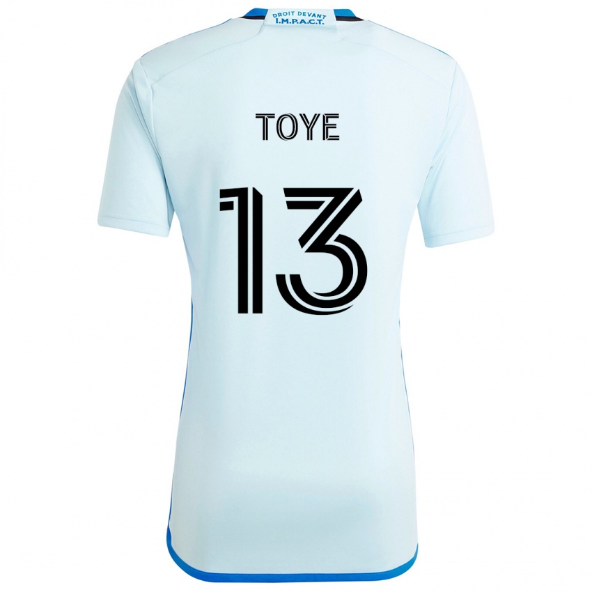 Niño Camiseta Mason Toye #13 Azul Hielo 2ª Equipación 2024/25 La Camisa Perú