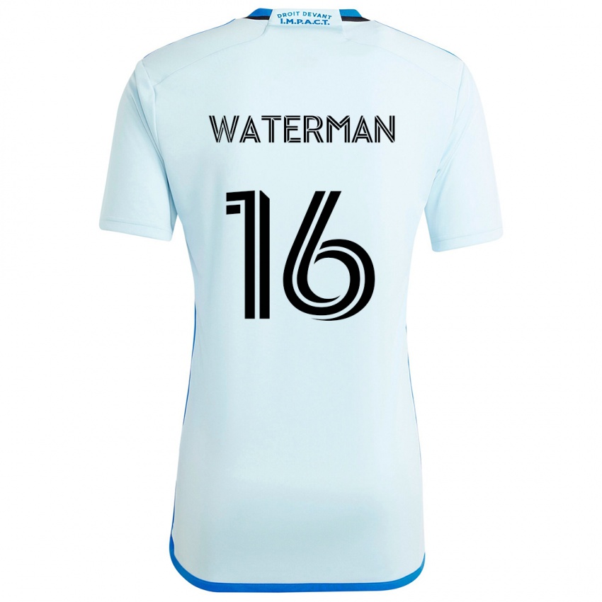 Niño Camiseta Joel Waterman #16 Azul Hielo 2ª Equipación 2024/25 La Camisa Perú