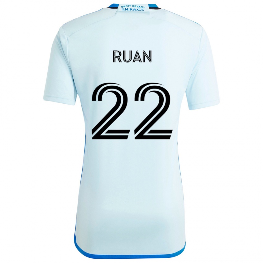 Niño Camiseta Ruan #22 Azul Hielo 2ª Equipación 2024/25 La Camisa Perú