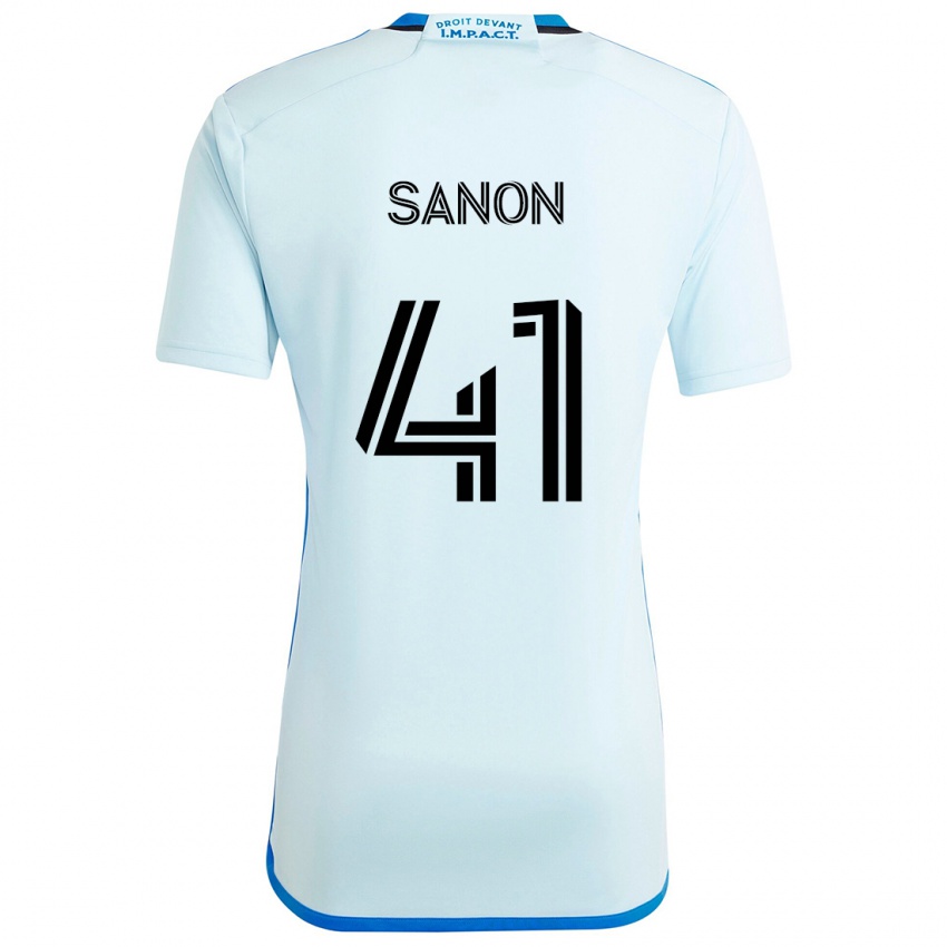 Niño Camiseta Jérémy Sanon #41 Azul Hielo 2ª Equipación 2024/25 La Camisa Perú