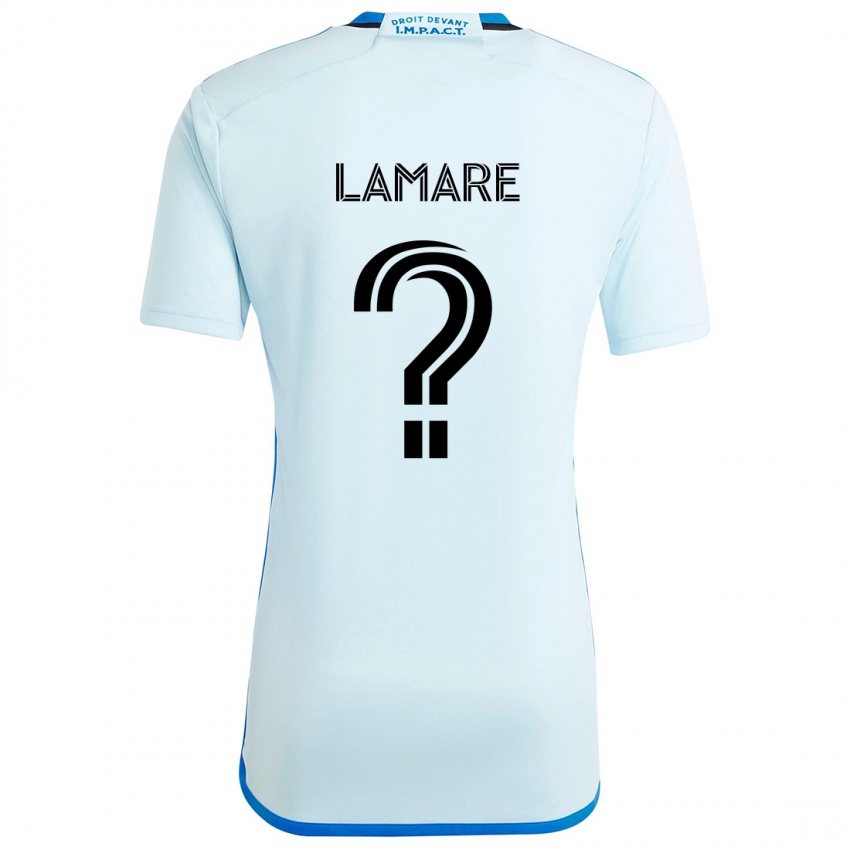 Niño Camiseta Samuel Lamare #0 Azul Hielo 2ª Equipación 2024/25 La Camisa Perú