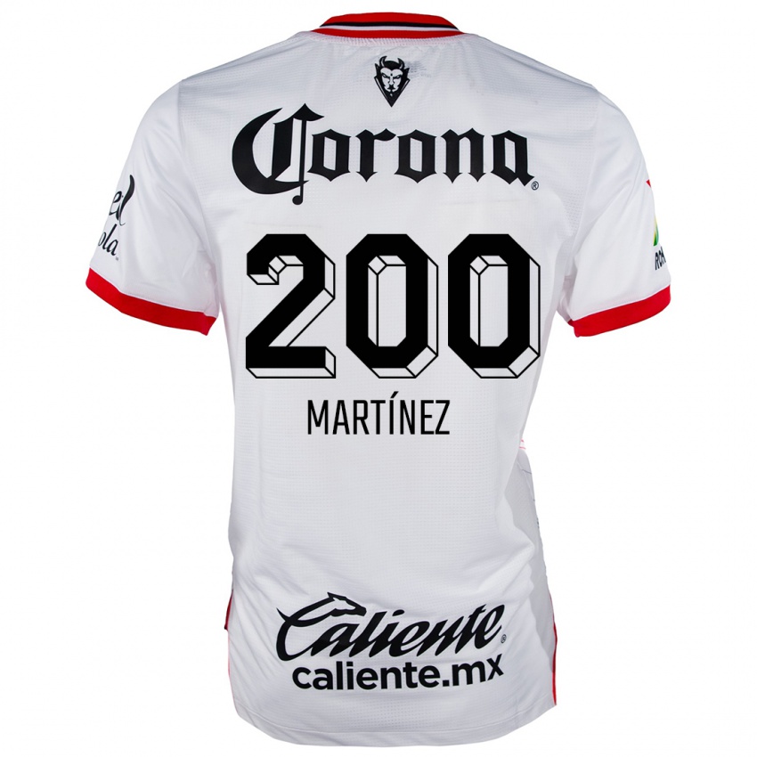 Niño Camiseta Edgar Martínez #200 Blanco Rojo 2ª Equipación 2024/25 La Camisa Perú