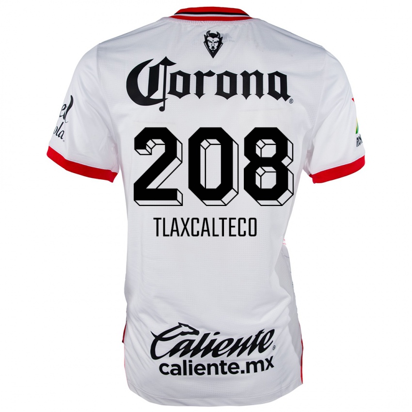 Niño Camiseta Sait Tlaxcalteco #208 Blanco Rojo 2ª Equipación 2024/25 La Camisa Perú