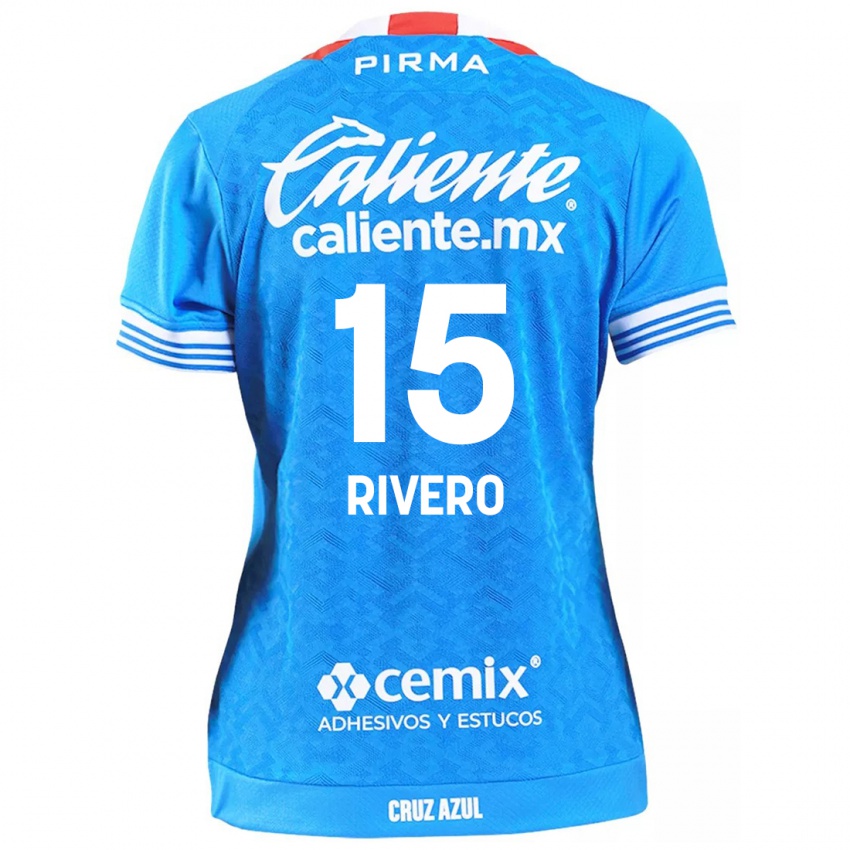 Hombre Camiseta Ignacio Rivero #15 Cielo Azul 1ª Equipación 2024/25 La Camisa Perú