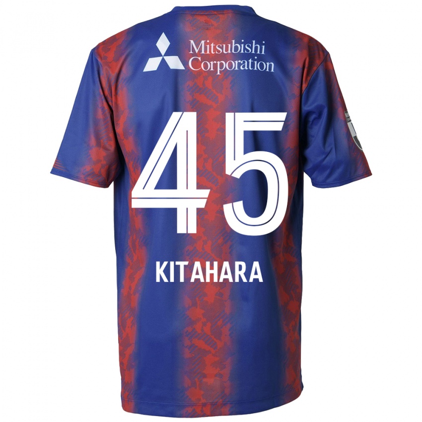 Hombre Camiseta Maki Kitahara #45 Azul Rojo 1ª Equipación 2024/25 La Camisa Perú