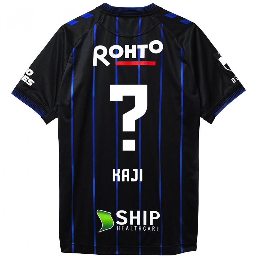 Hombre Camiseta Rihito Kaji #0 Azul Negro 1ª Equipación 2024/25 La Camisa Perú