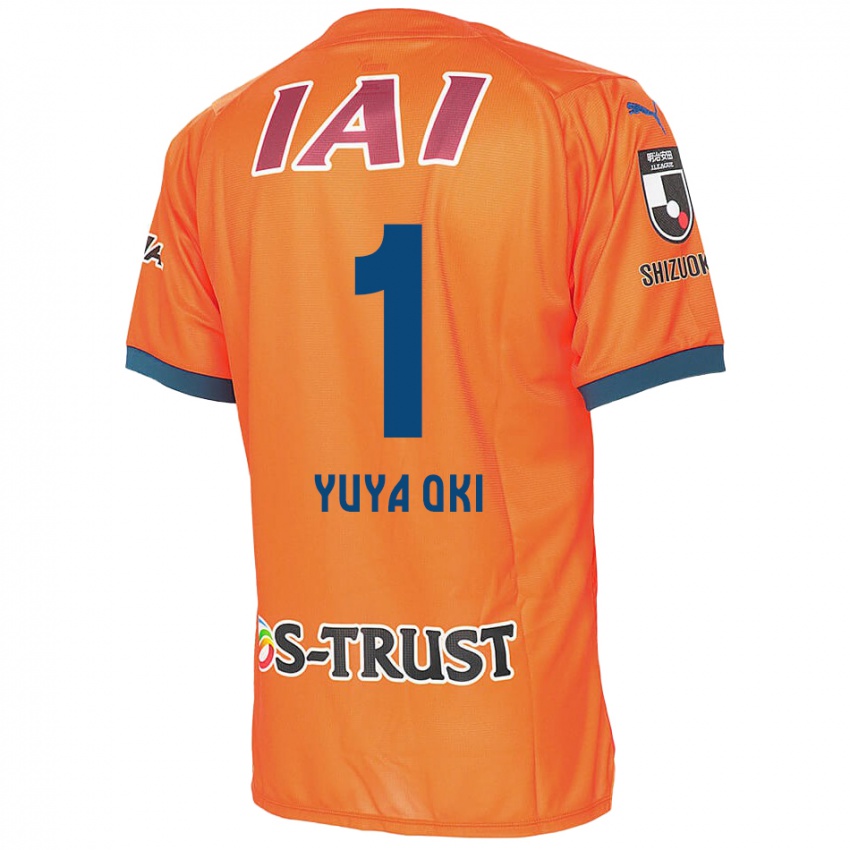 Hombre Camiseta Yuya Oki #1 Naranja Azul 1ª Equipación 2024/25 La Camisa Perú