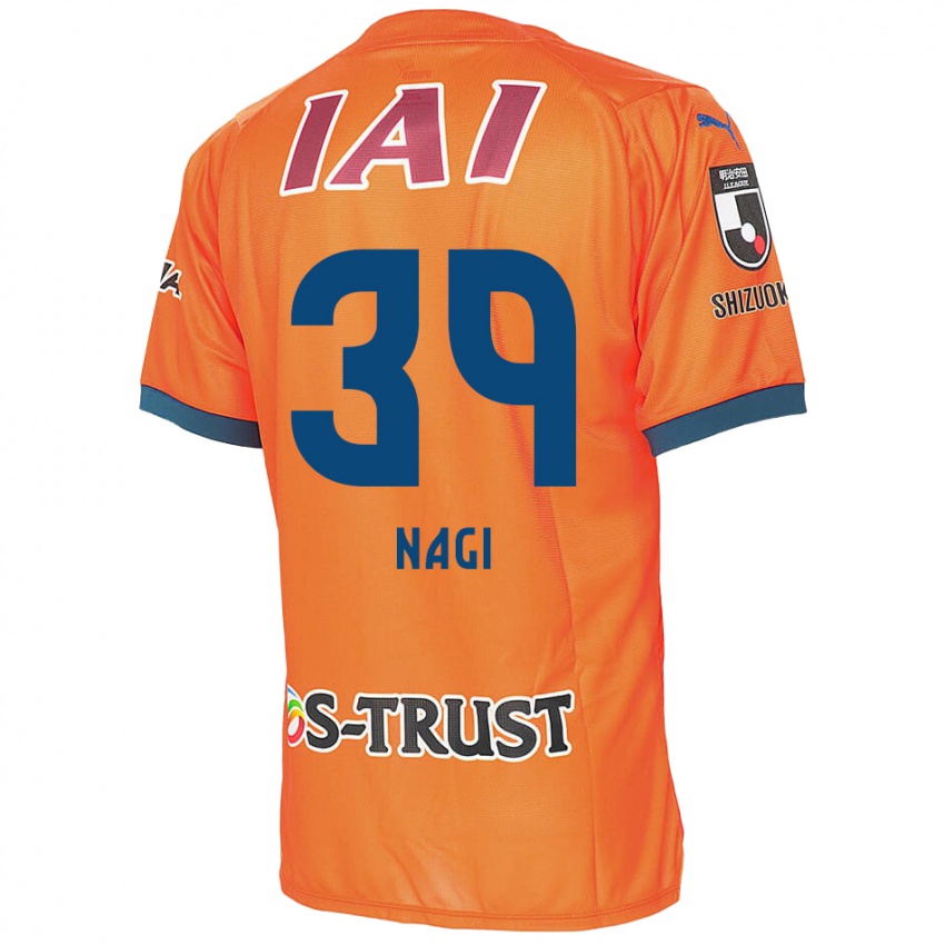 Hombre Camiseta Nagi Kawatani #39 Naranja Azul 1ª Equipación 2024/25 La Camisa Perú