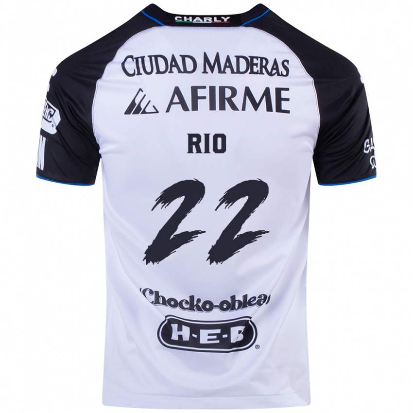 Hombre Camiseta Martín Rio #22 Azul Negro 1ª Equipación 2024/25 La Camisa Perú